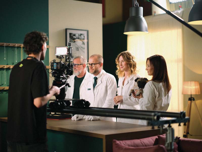 Natáčení Olivie TVC